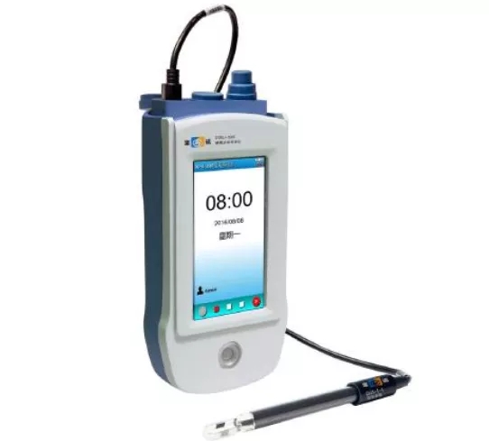 三方檢測水質(zhì)化驗超純水電導(dǎo)率檢測，雷磁DDBJ-350F型便攜式電導(dǎo)率儀產(chǎn)品介紹(圖1)